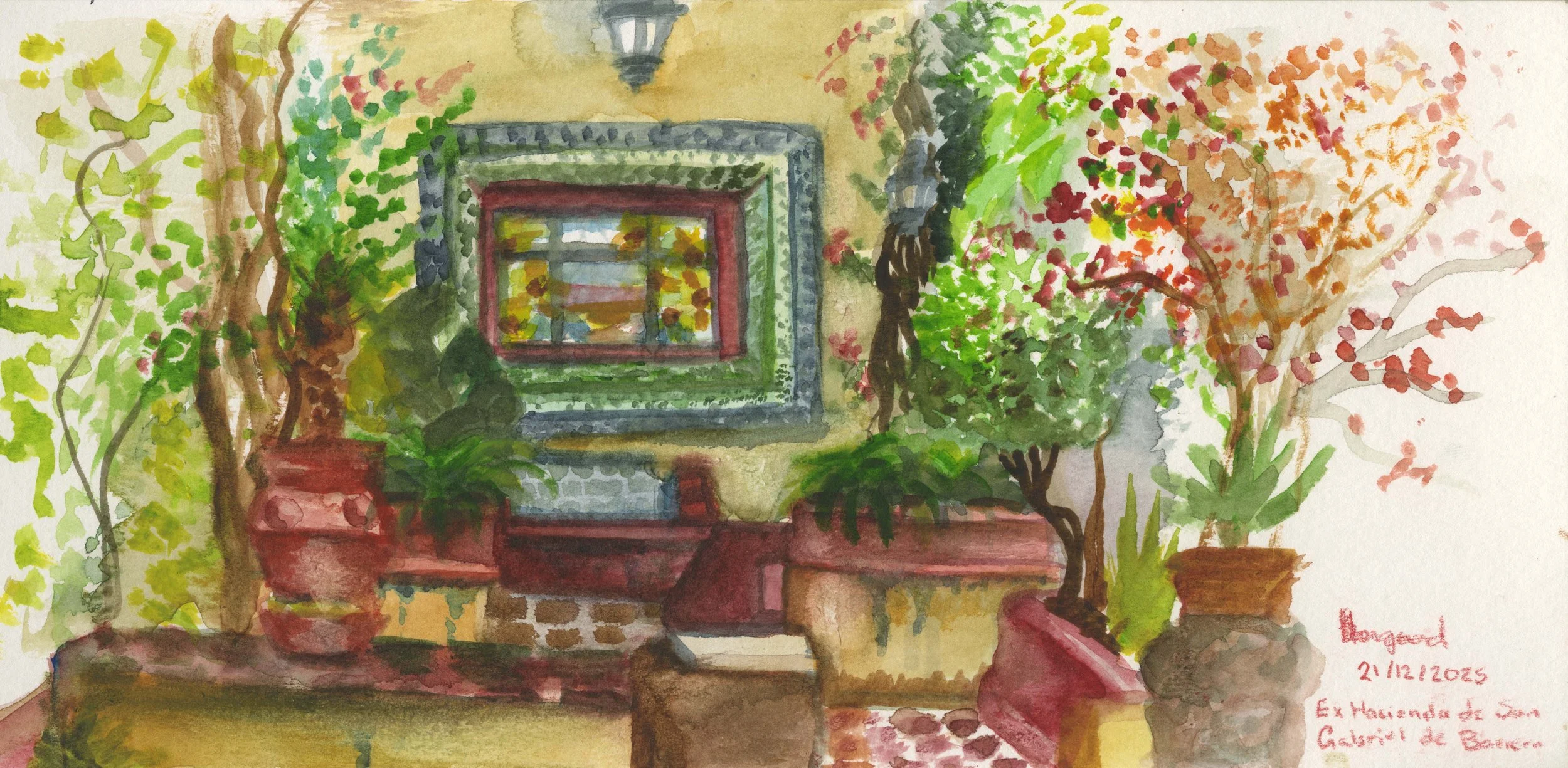 
Watercolour on watercolour paper
