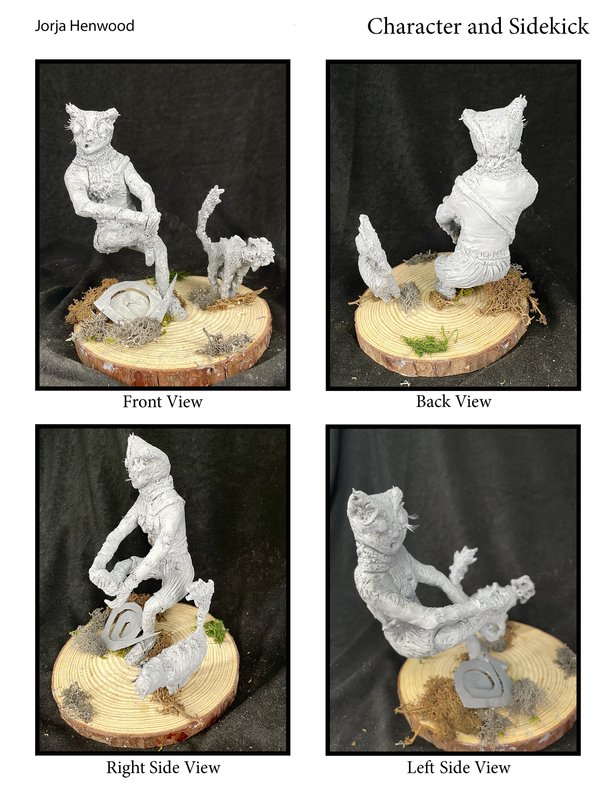 "Malaika and Jessie Sculpt" 2025,
Mixed media sculpture.