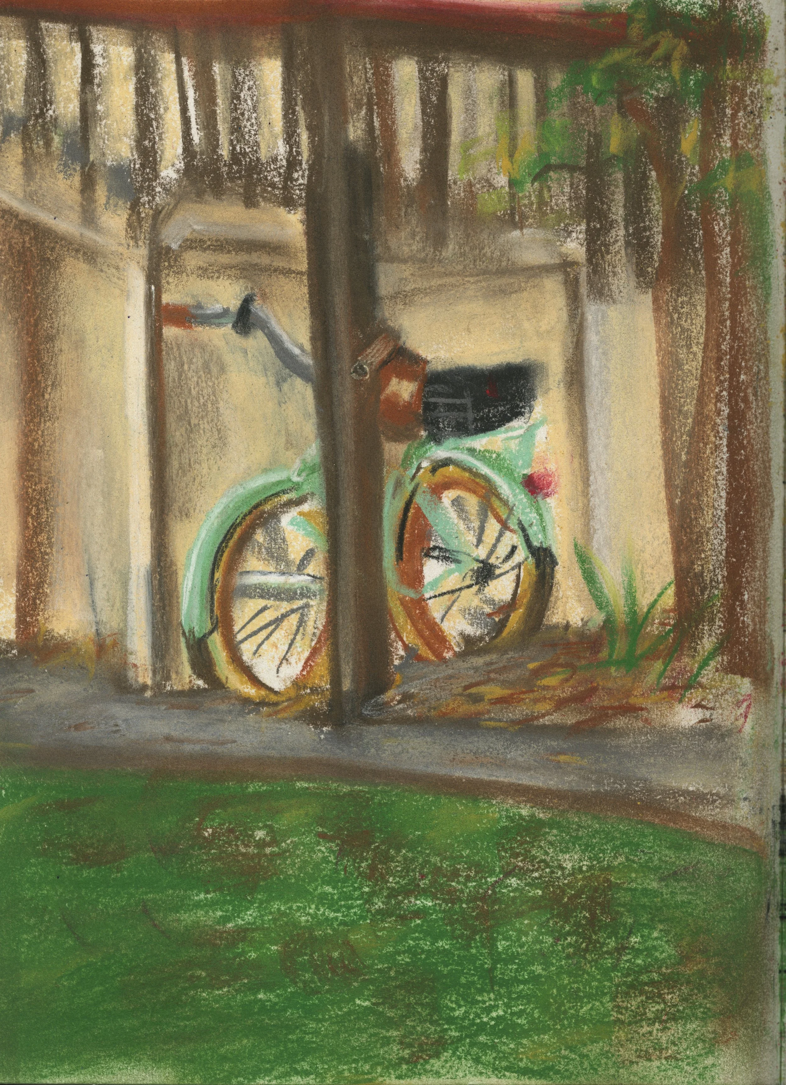 "Autumn" 2025, Pastel on paper.