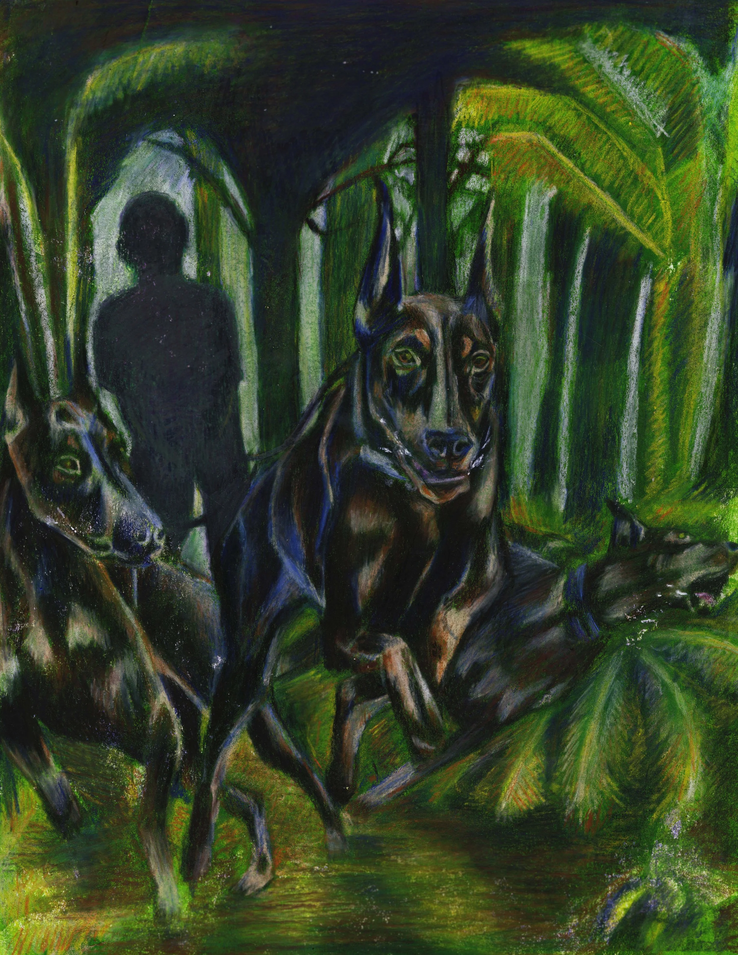 Book cover for a short story 2025,
Colour pencils on paper.