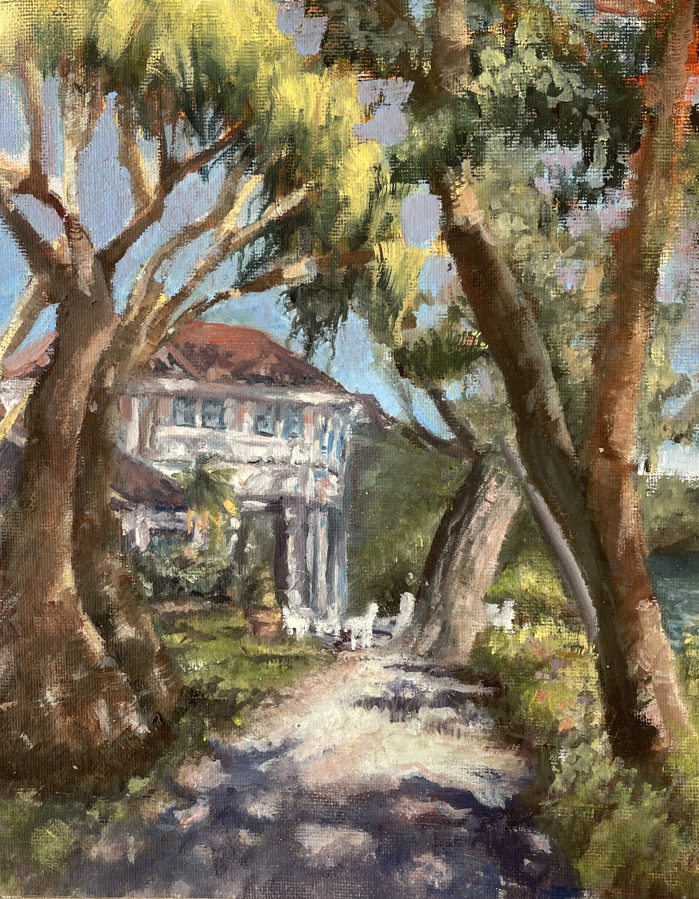 "Spanish point" 2026,
Oil on canvas pad