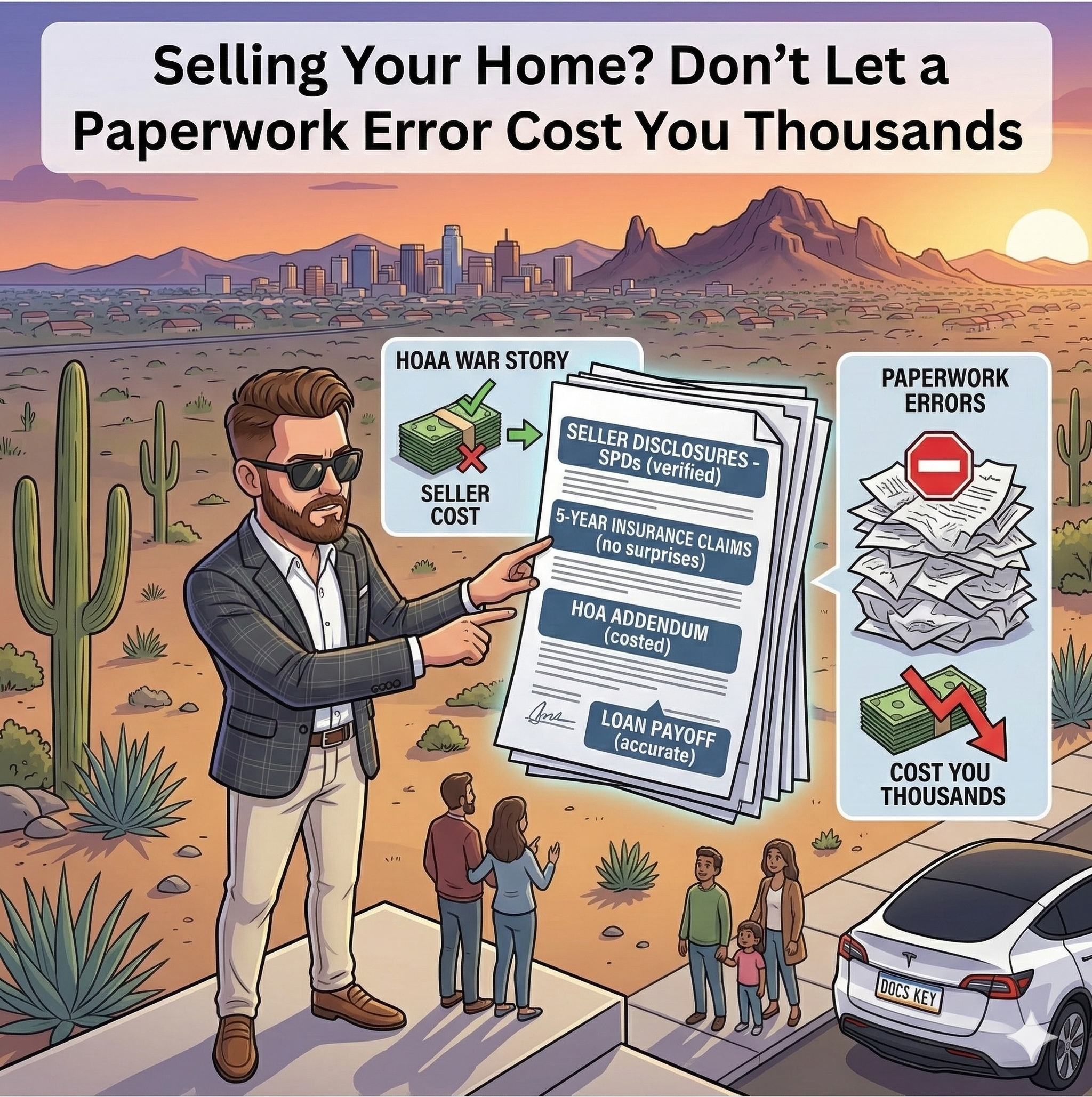 Selling Your Home Phoenix, AZ? Don’t Let a Paperwork Error Cost You Thousands.