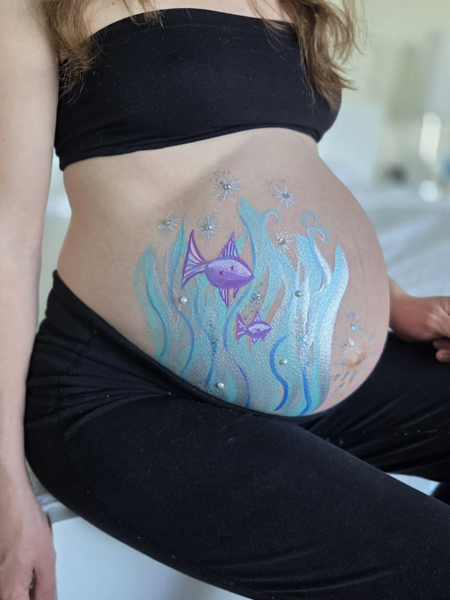 Belly Painting and Baby Shower Entertainment