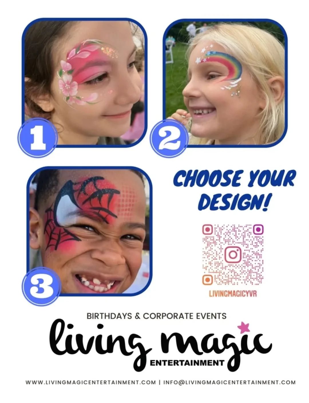 Some quick designs for a school event today! Which flowers are your favourite?
.
.
.
.
#facepaint #facepaintingparty #kidspartyideas #kidspartyentertainment