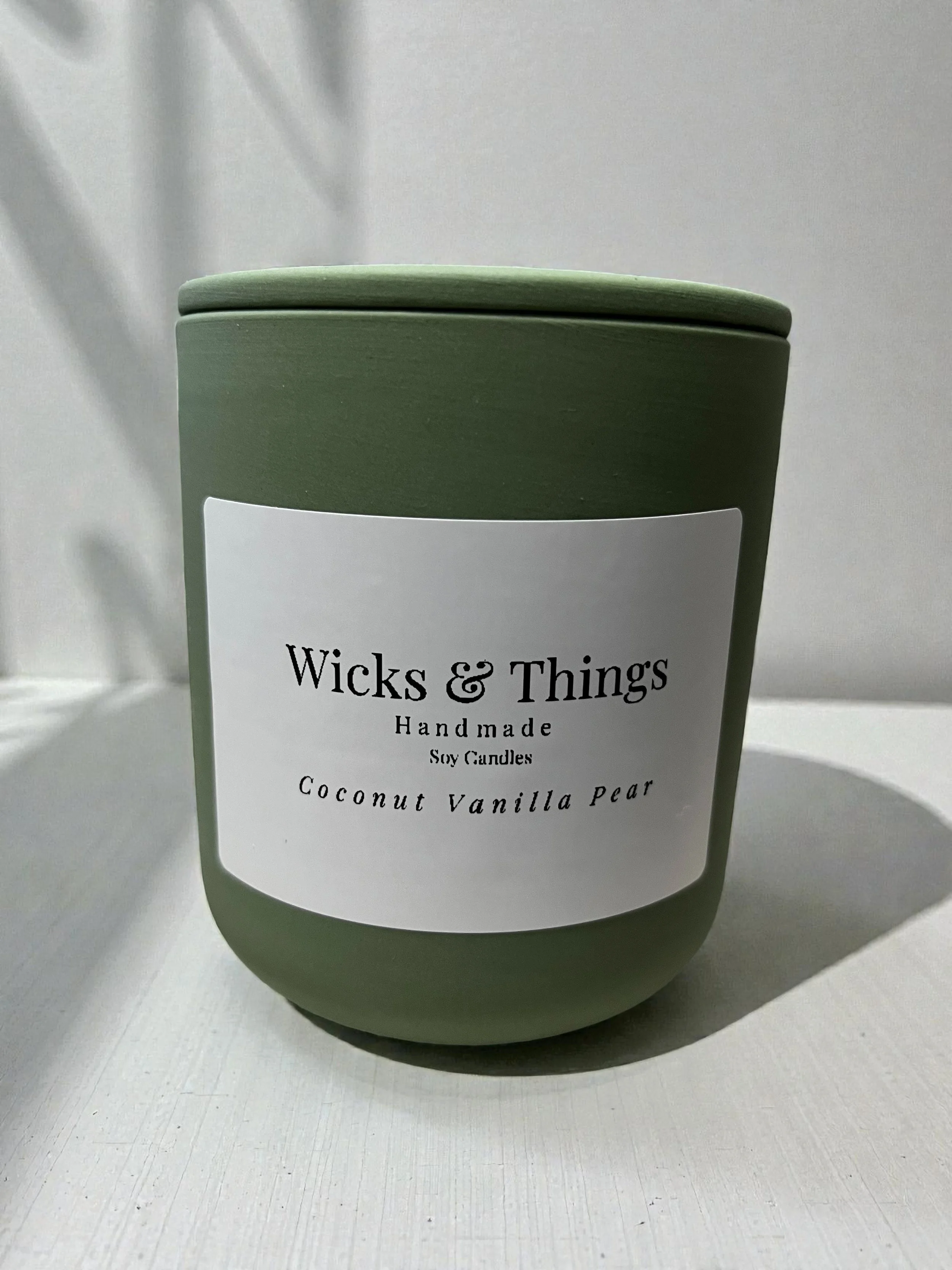 Coconut Vanilla Pear | 12 oz Soy Candle