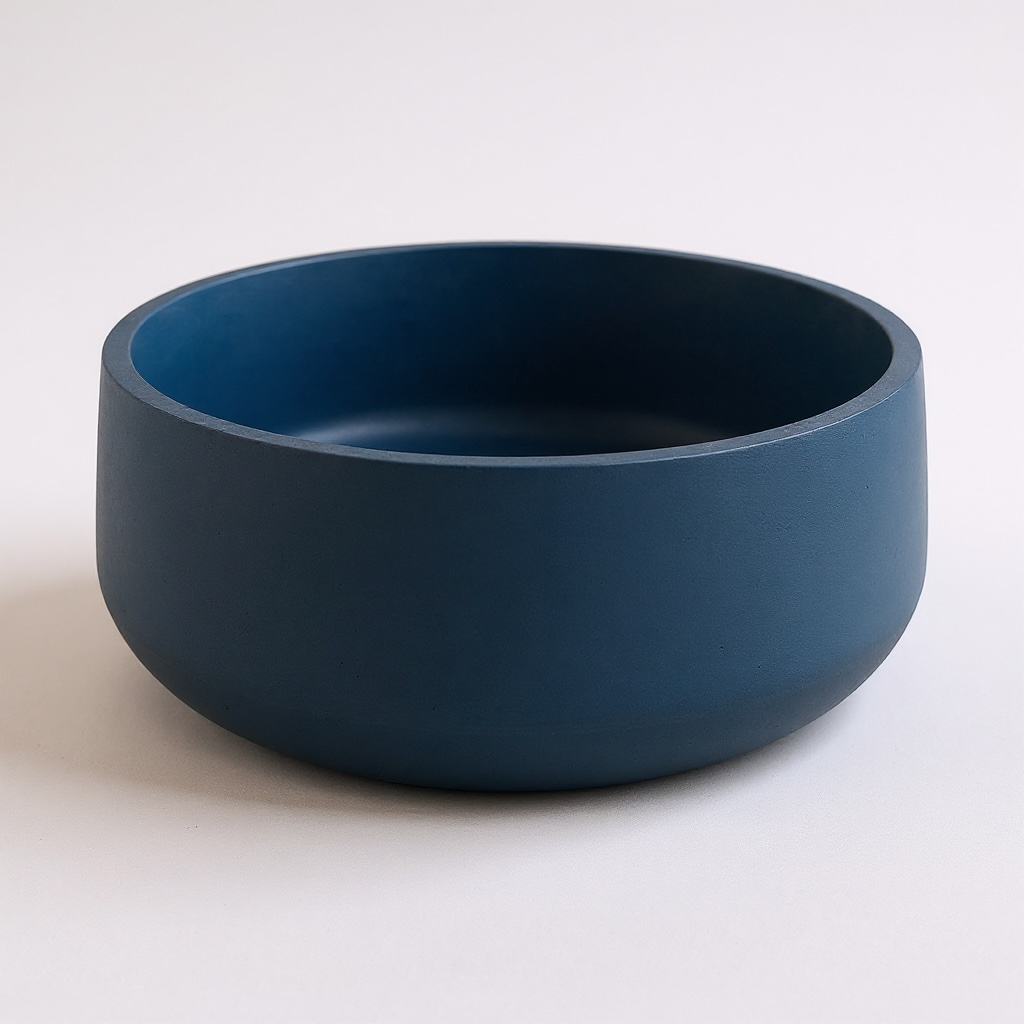 6.5” Handcrafted Concrete Bowl