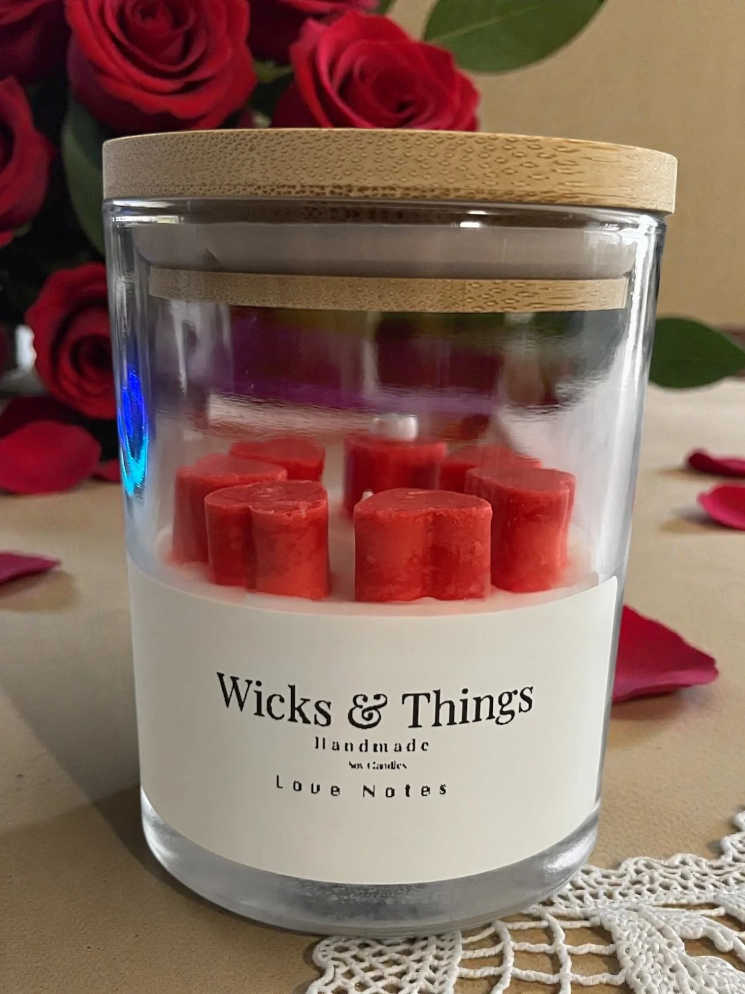 Love Notes Candle - Single Smiley Face
