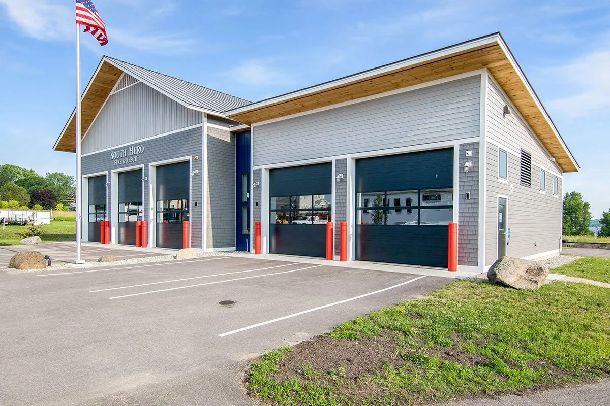 Modern Town Building:  Vermont Fire &amp; Rescue