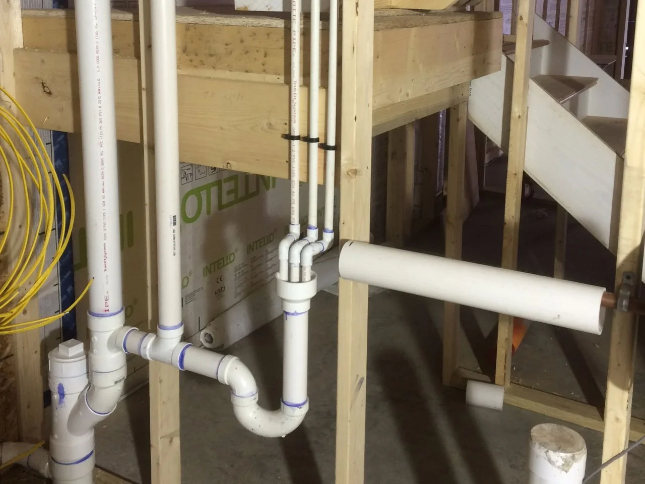 Building a Service Cavity, Stairs, &amp; Mechanicals