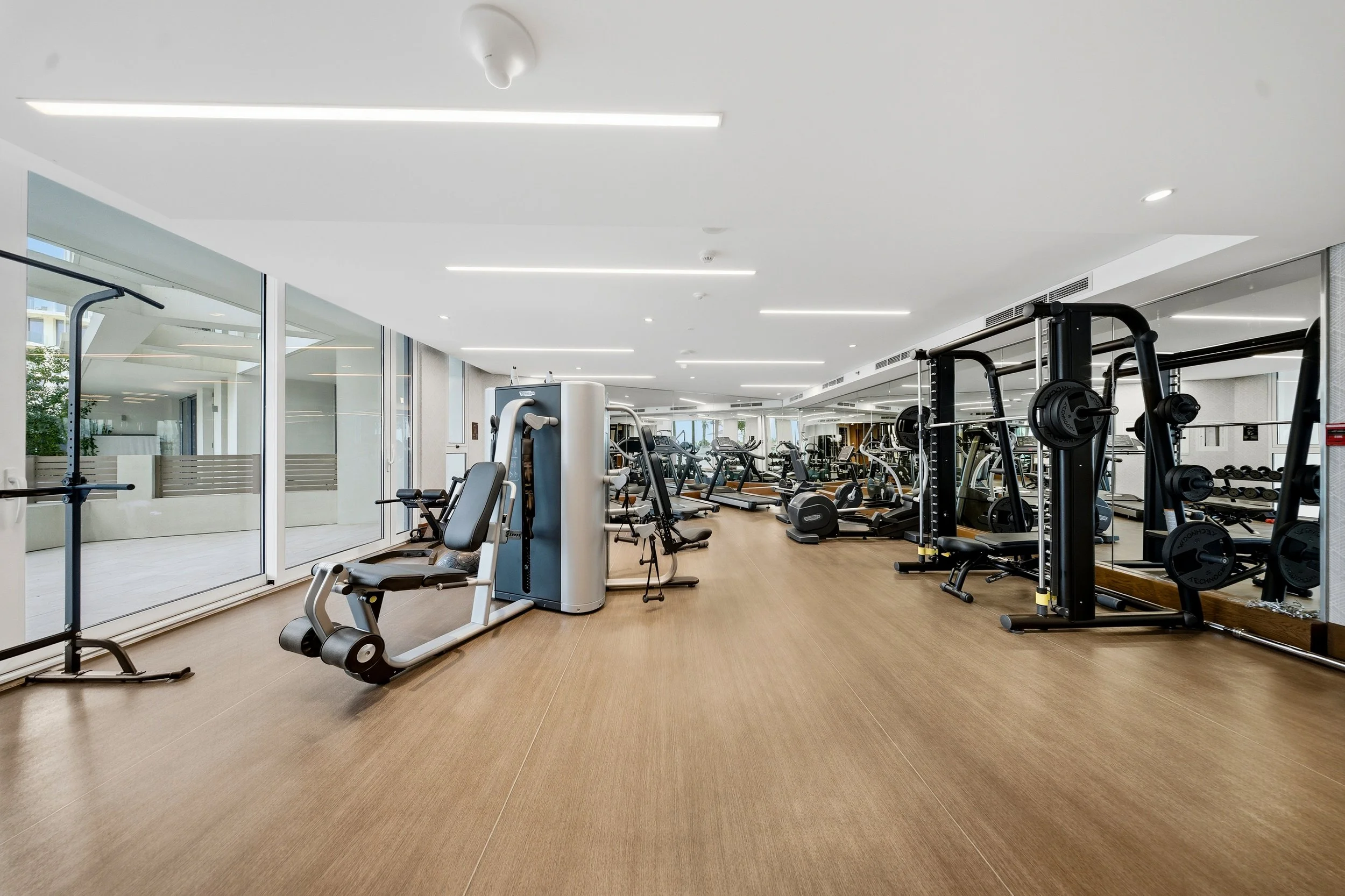 State-of-the-art fitness centre.