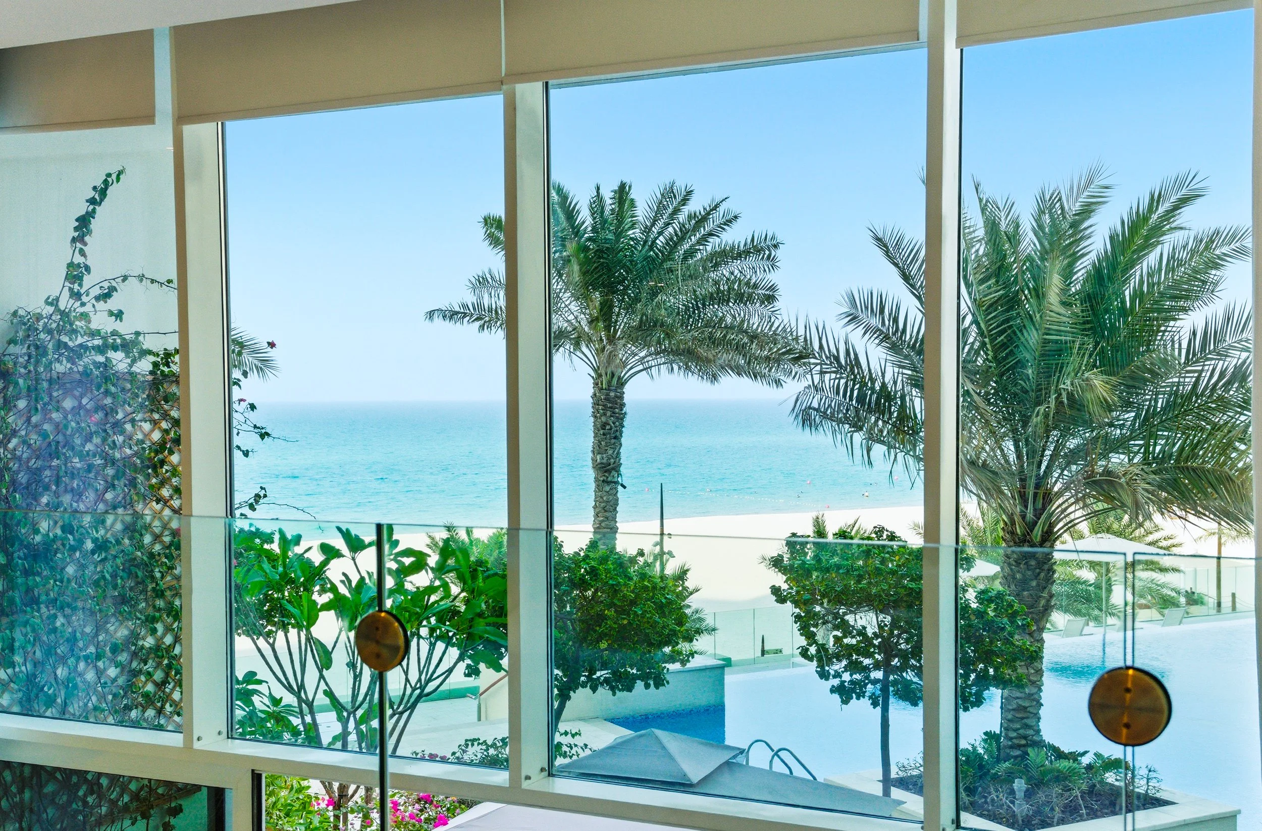 Master suite with stunning pool and ocean outlooks.