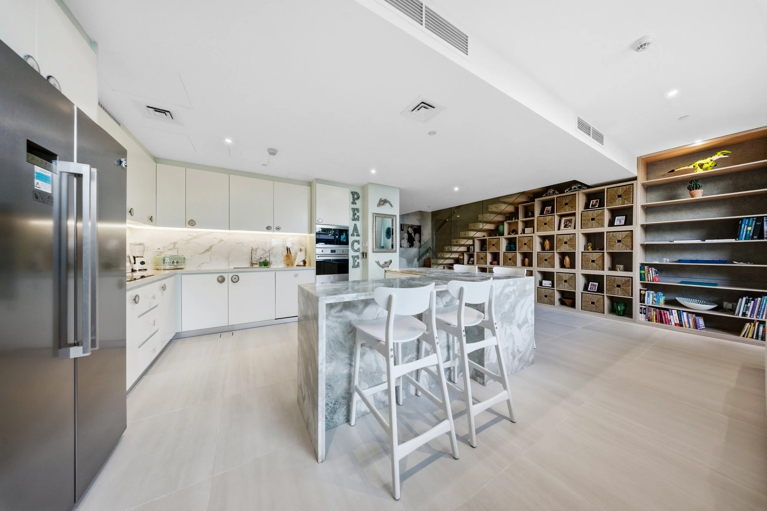 Plenty of storage and bench space for easy holiday cooking.