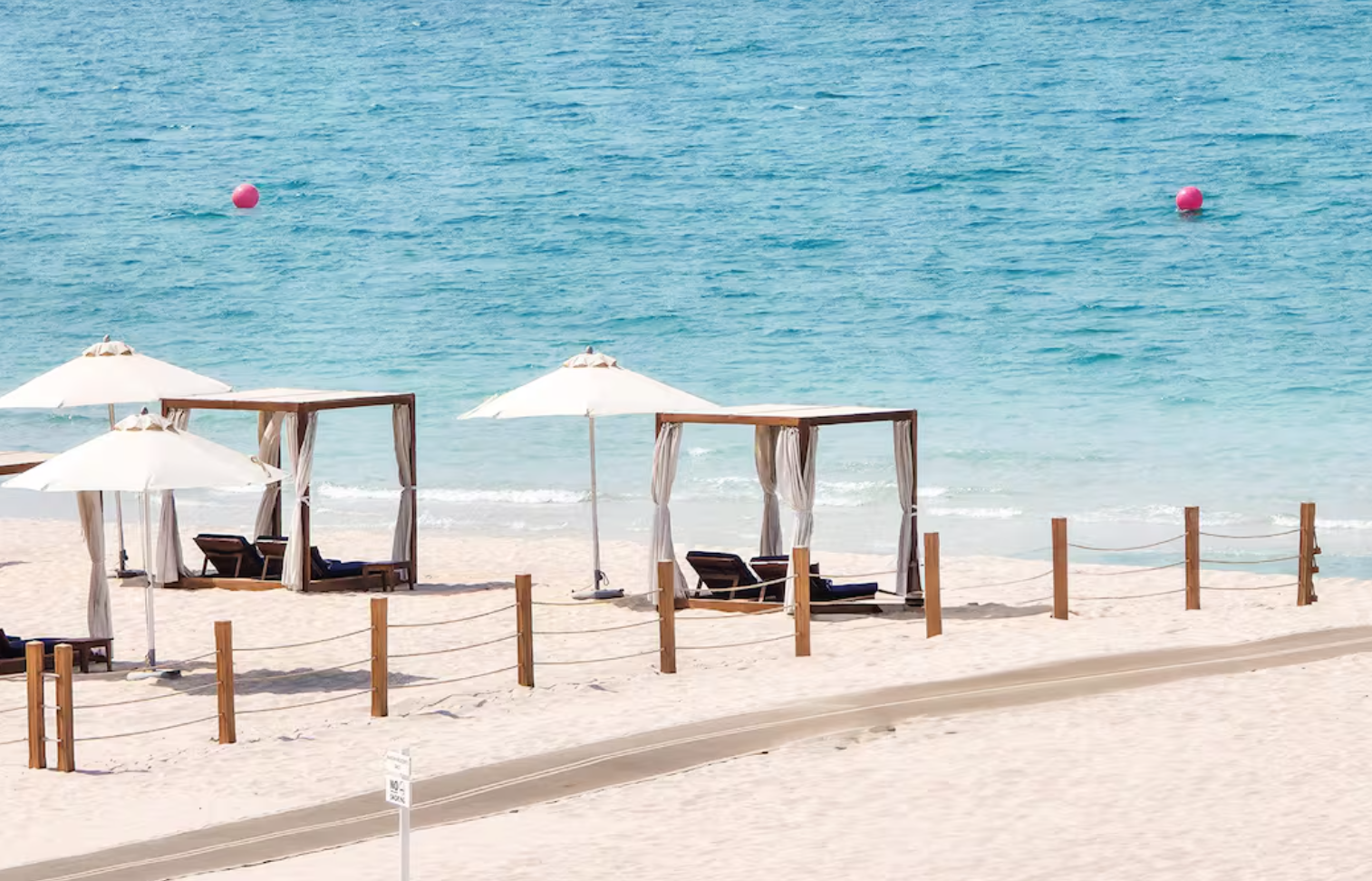 A host of beach facilities alongside a scenic coastal jogging track.