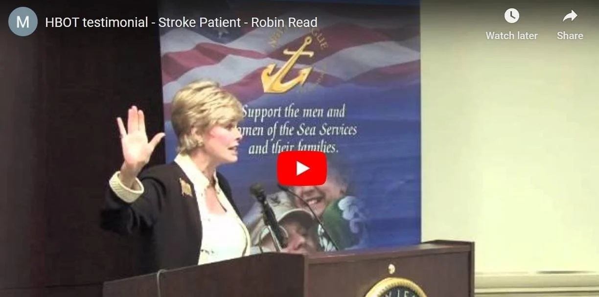 HBOT testimonial - Stroke Patient - Robin Read