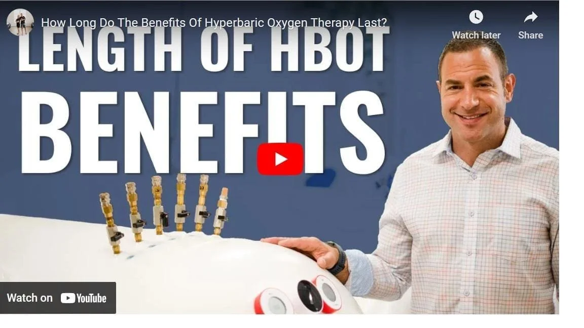 How Long Do The Benefits Of Hyperbaric Oxygen Therapy Last?