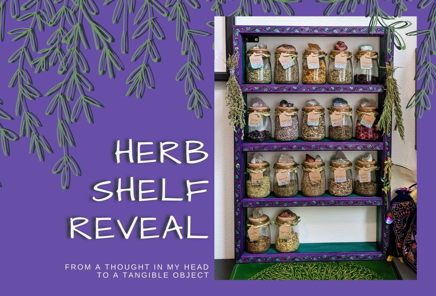 DIY Diva: Custom Herb Shelf Reveal!