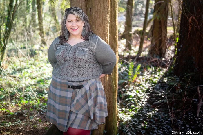 Her Universe Outlander Collection: Tartan Buckle Skirt