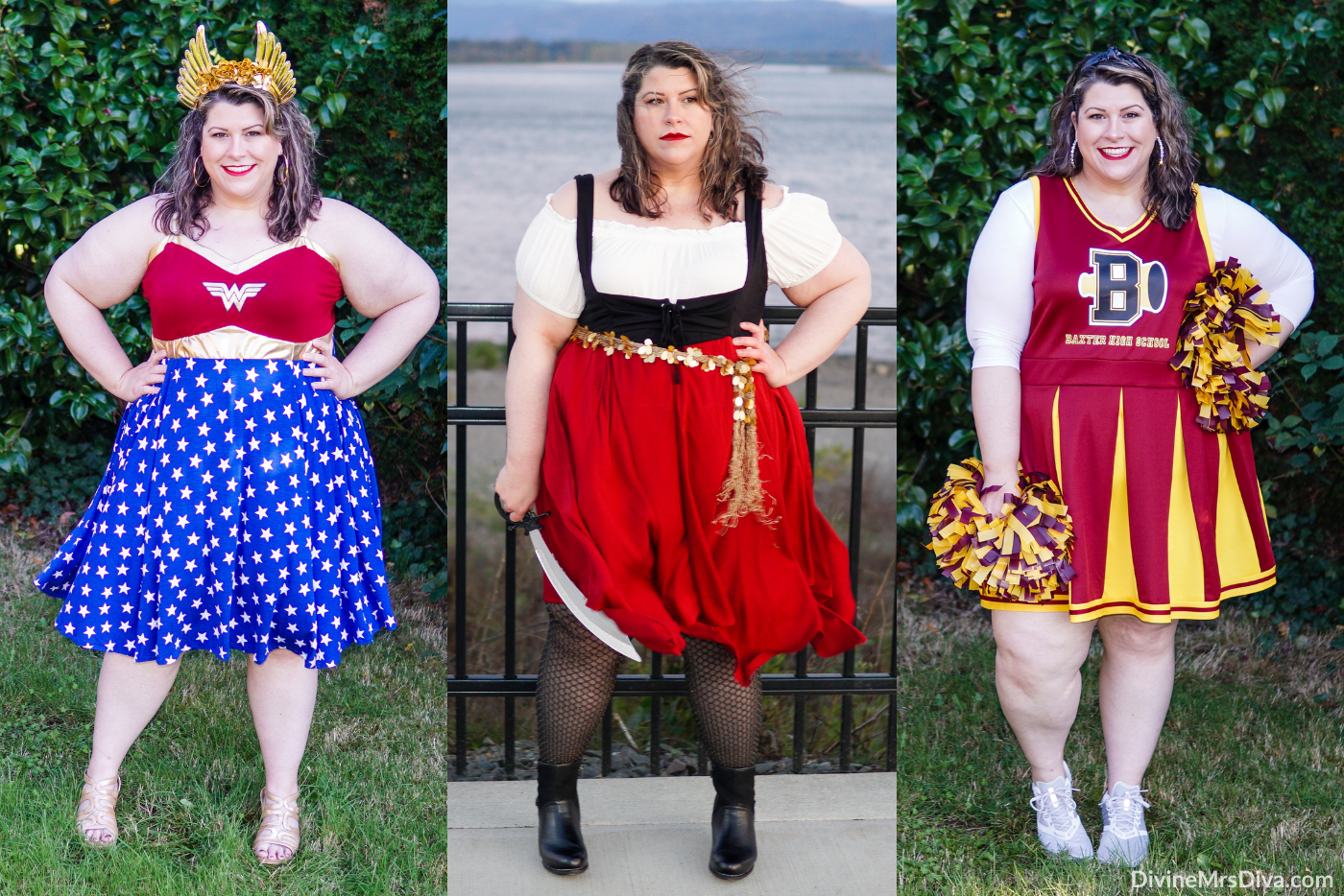 Halloween 2020: Wonder Woman, Sabrina Spellman, & Fiery Pirate