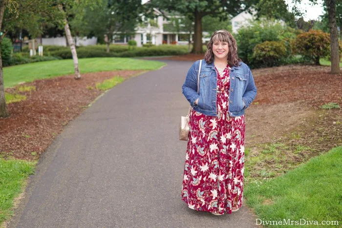 Reviewing Kiyonna's Vienna Maxi Dress