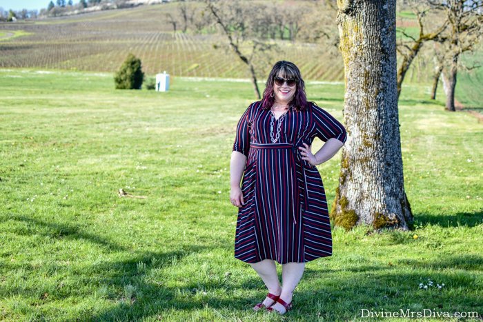 Reviewing Kiyonna's Harmony Faux Wrap Dress
