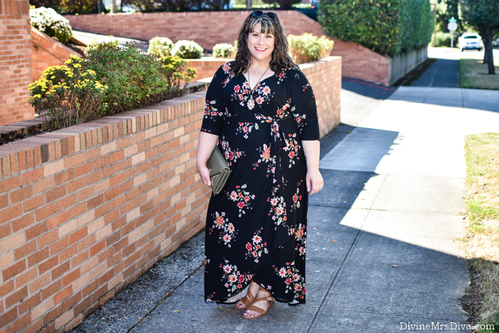 Reviewing Kiyonna's Meadow Dream Maxi Dress