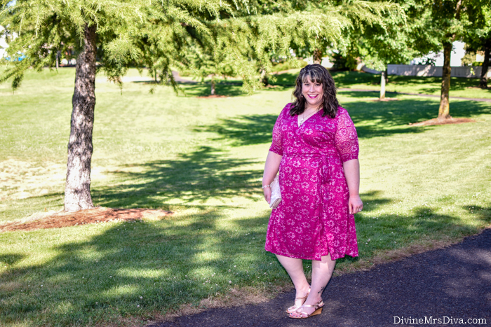 Reviewing Kiyonna's Glittering Affair Wrap Dress + KATU Afternoon Live: Special Occasion Dresses