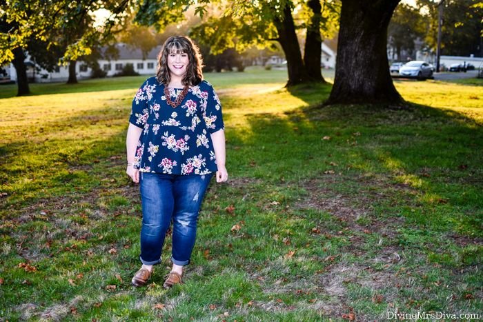 Reviewing Kiyonna's Penny Peplum Top
