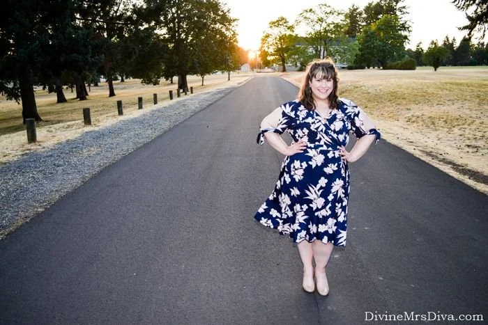 Reviewing Kiyonna's Winnie Wrap Dress