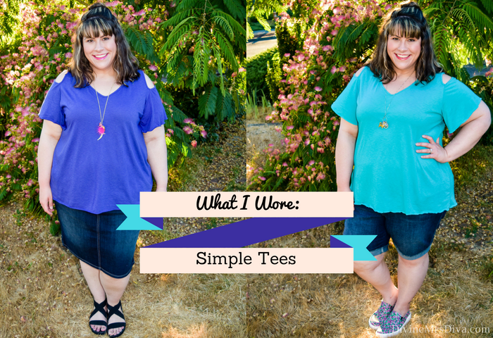 What I Wore: Simple Tees