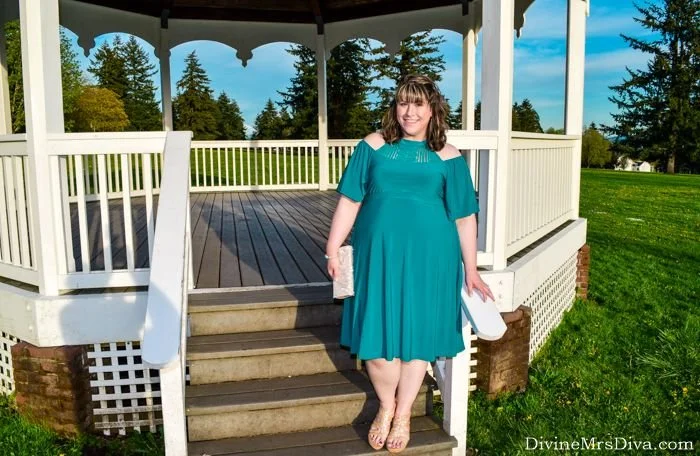 Reviewing Kiyonna's Elise Flutter Dress
