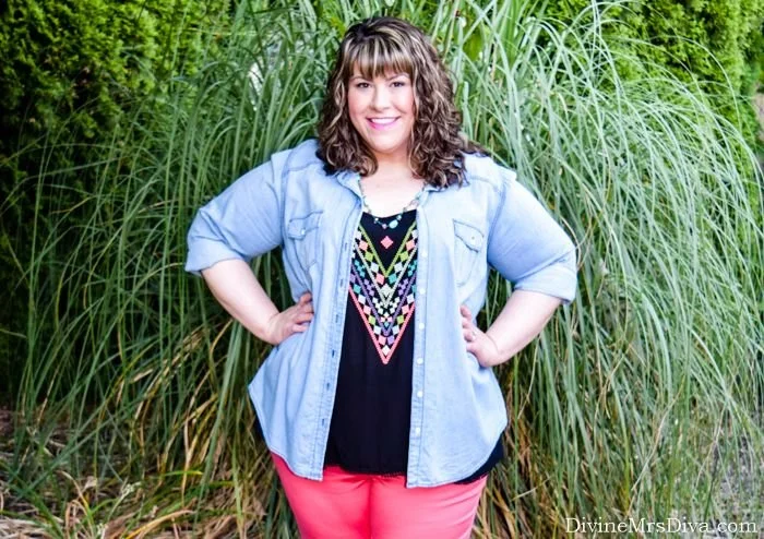 What I Wore: Coral Jeggings