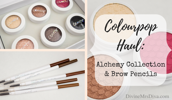 Makeup Stash: Colourpop Haul - Jaime King Alchemy Collection & Brow Pencils