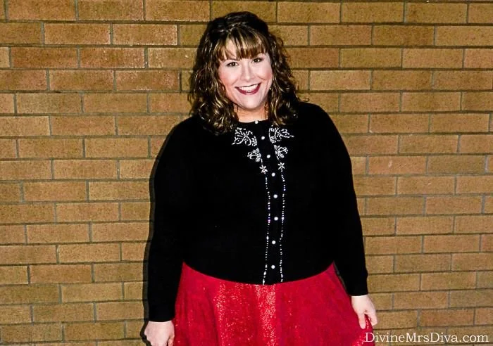 What I Wore: A Little Fancy (Kiyonna Shimmer Circle Skirt Remix)