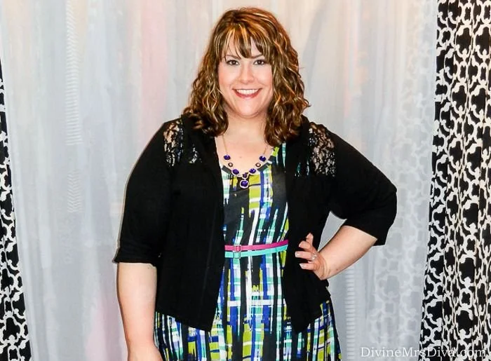 What I Wore: Jete Streaked Plaid Tank Dress