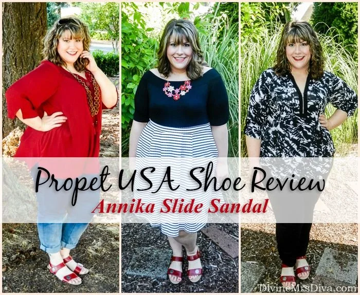 What I Wore: Casual Black & White + Propet Annika Sandal Review