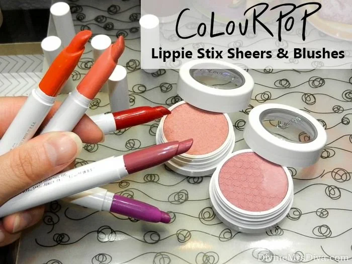 Makeup Stash: New Colourpop Lip Sheers and Blush Swatches