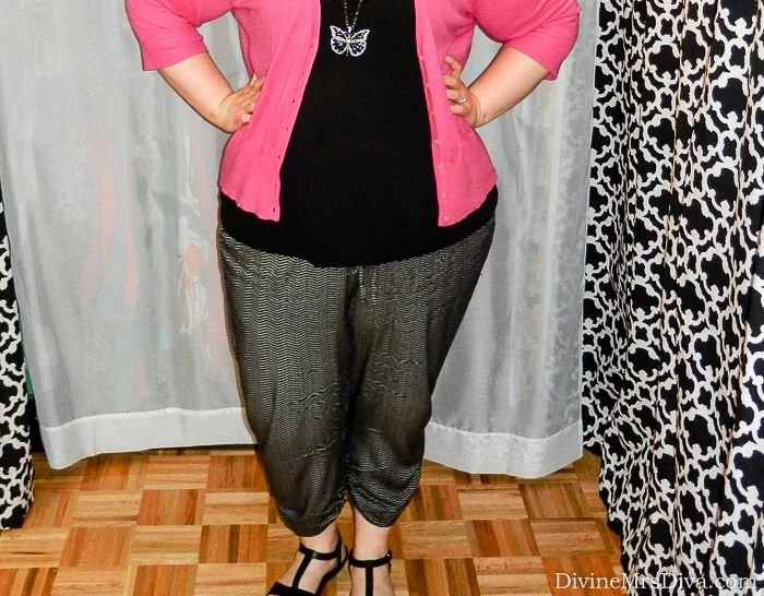 What I Wore: Chevron Printed Harem Pants