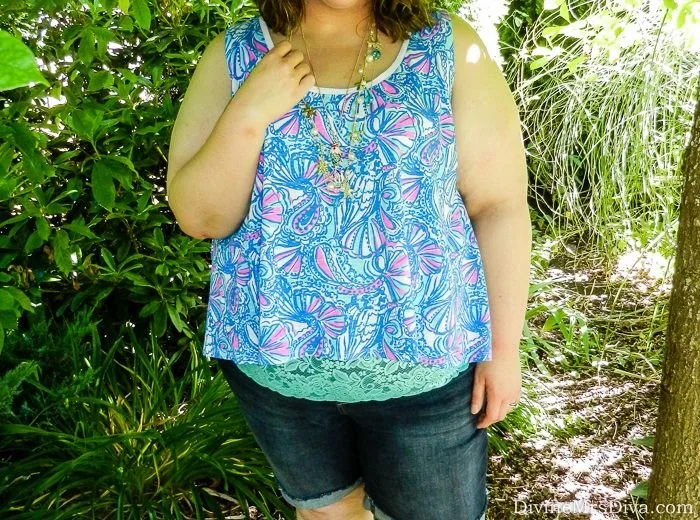 What I Wore: Lilly Pulitzer for Target Jersey Tank