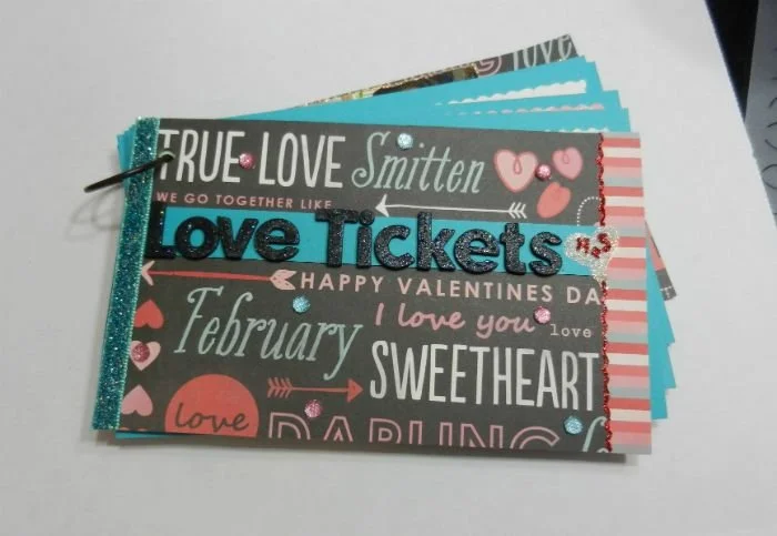 {Crafting Diva} How To: DIY Valentine's Day Coupon Book