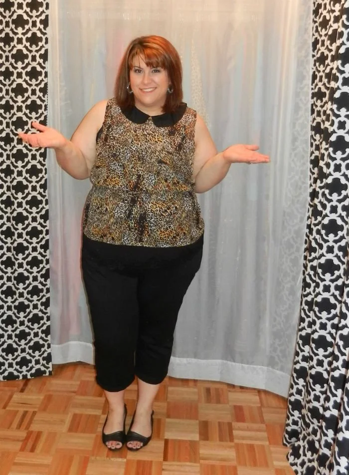 What I Didn't Wear: Prototype Animal Print Top