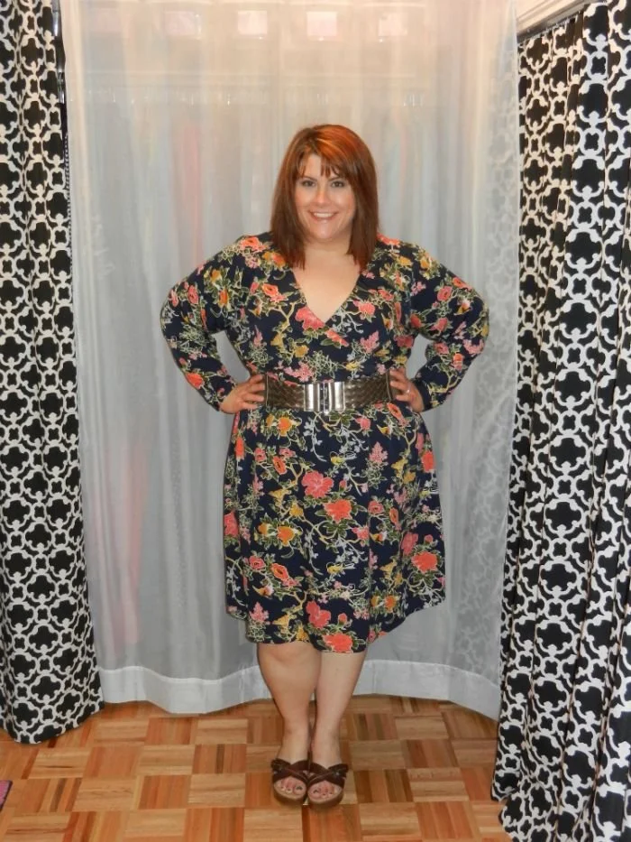 What I Didn't Wear: ASOS Curve Bird Print Wrap Front Dress