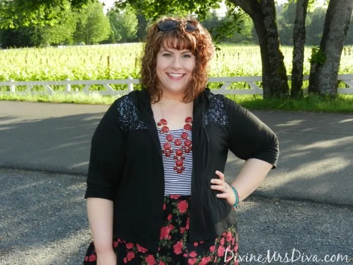 What I Wore: Striped and Floral Anniversary!