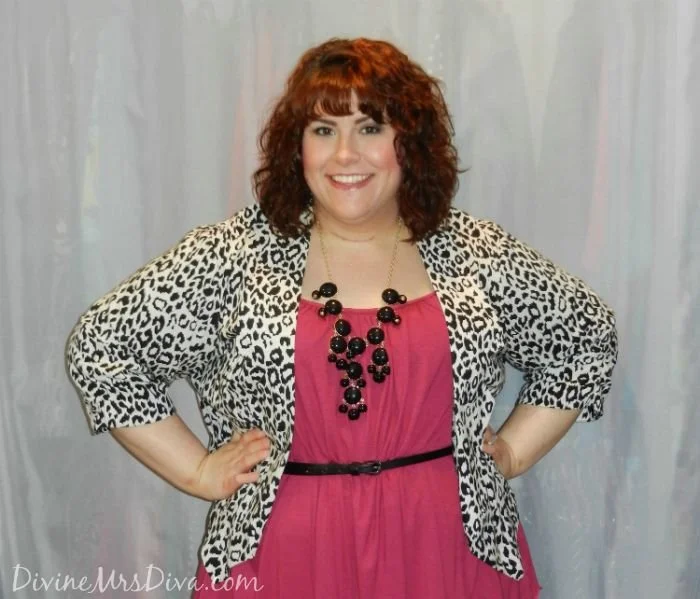 What I Wore: Pink and Leopard
