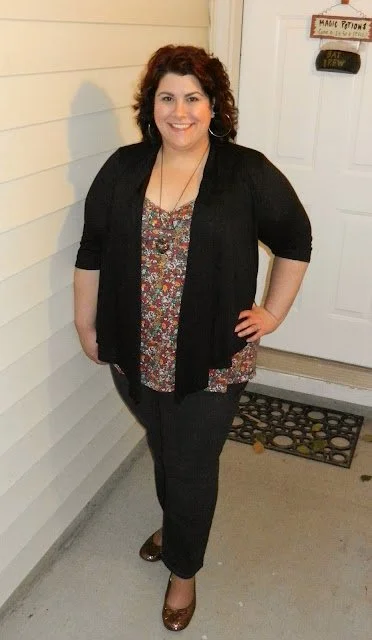 What I Wore: Floral in Fall