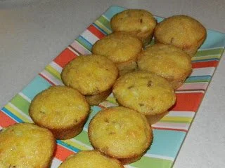 Diva In The Kitchen: Ginger-Pear Muffins with Lemon Glaze