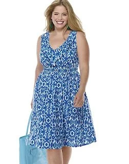 Diva On A Budget: JMS Knit Ruffle Print Dress