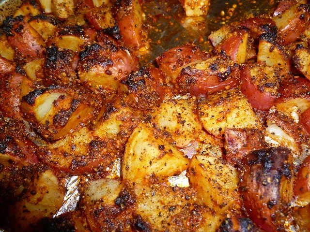 Diva In The Kitchen: Mustard-Roasted Potatoes