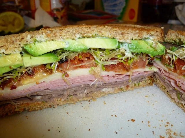 Diva In The Kitchen:  Toasted Clubs with Dill Mayo