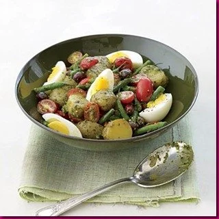 Diva In The Kitchen: Pesto Nicoise Salad
