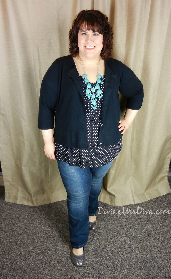 What I Wore: Casual Polka Dots